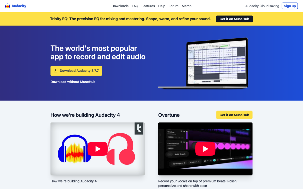 Audacity Free Podcast Editor