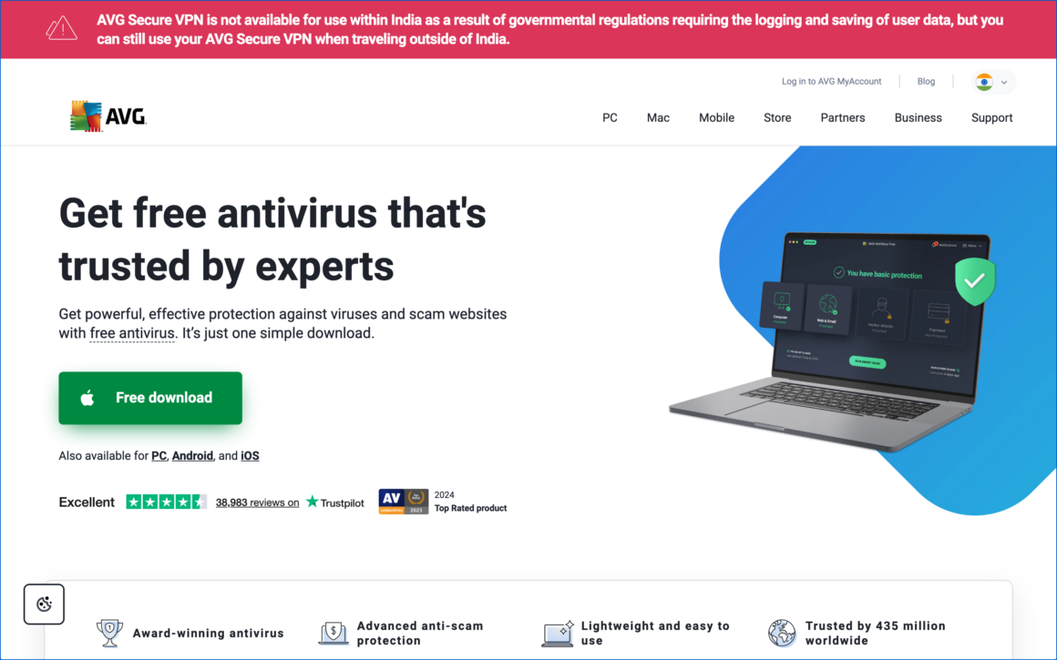 AVG AntiVirus Free