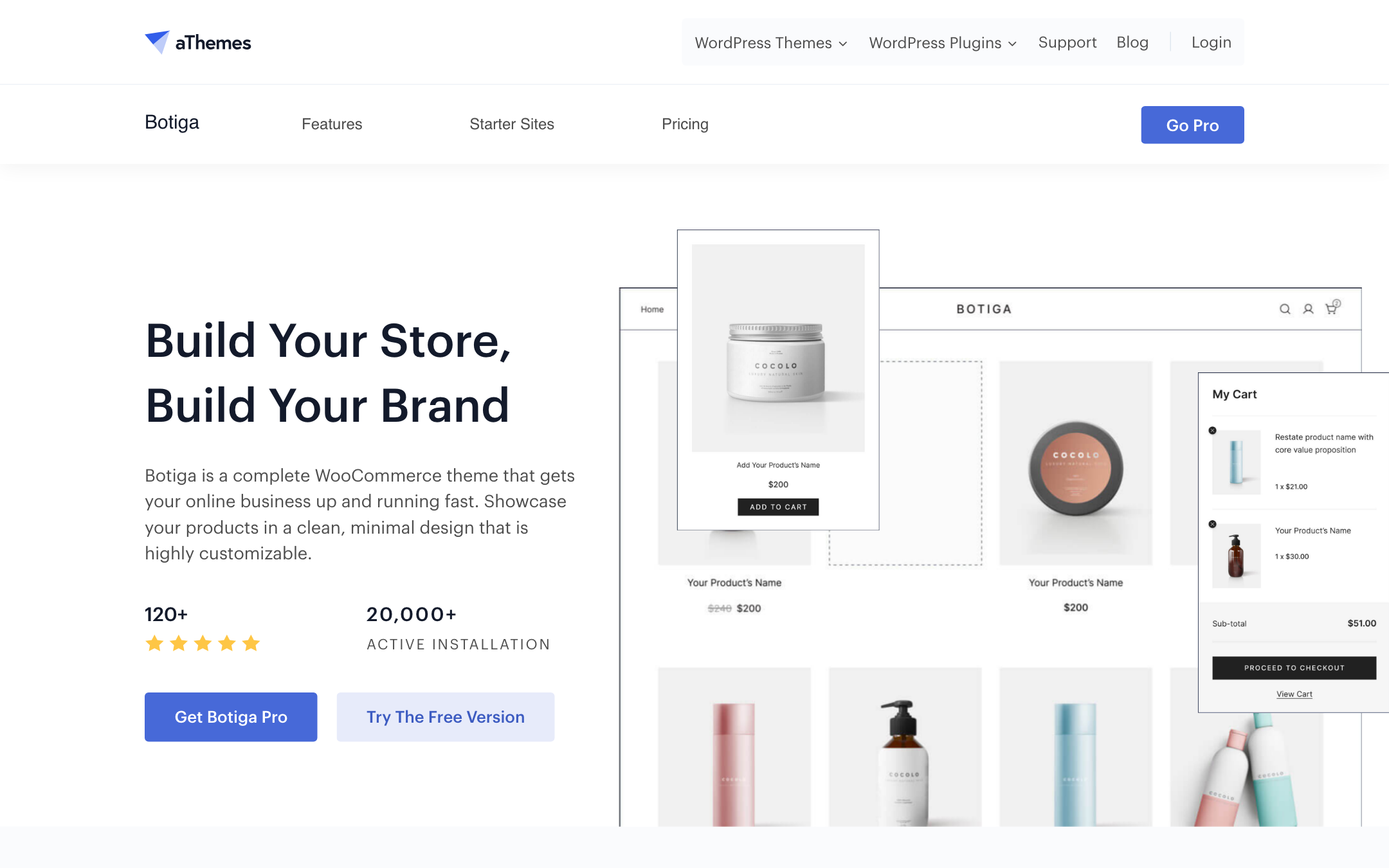 Botiga WooCommerce theme by aThemes