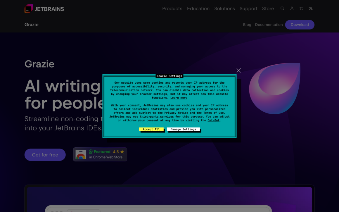 JetBrains Grazie Grammar Checker