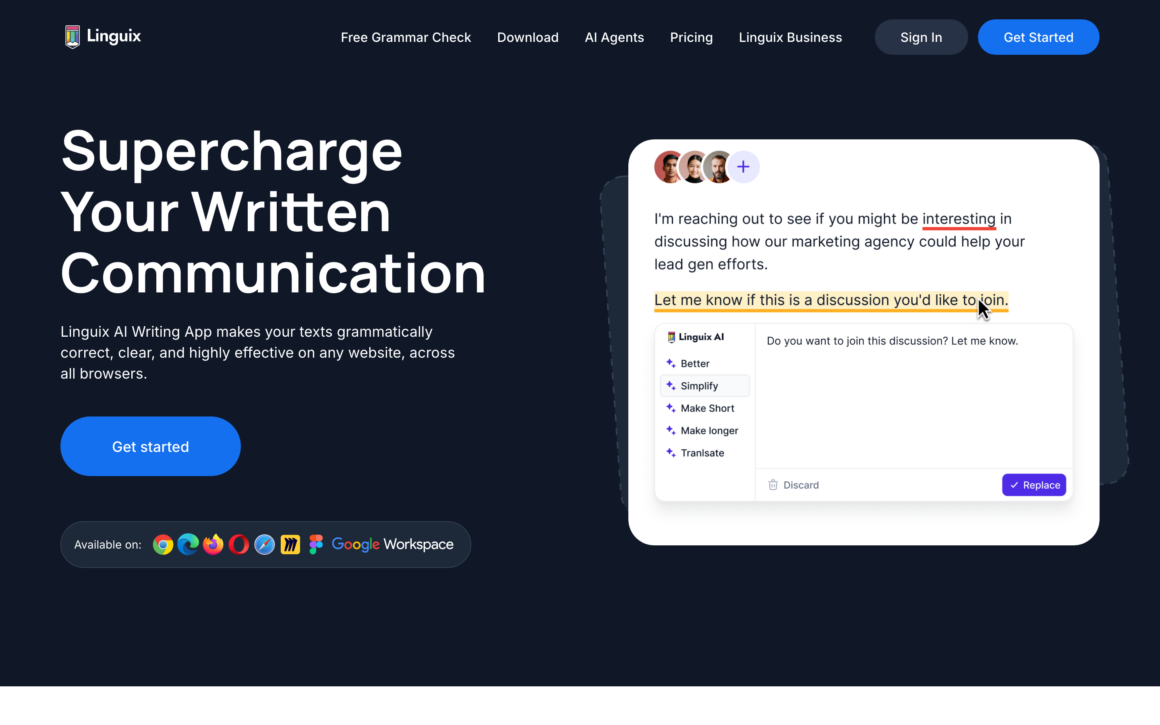 Linguix Grammarly Alternative
