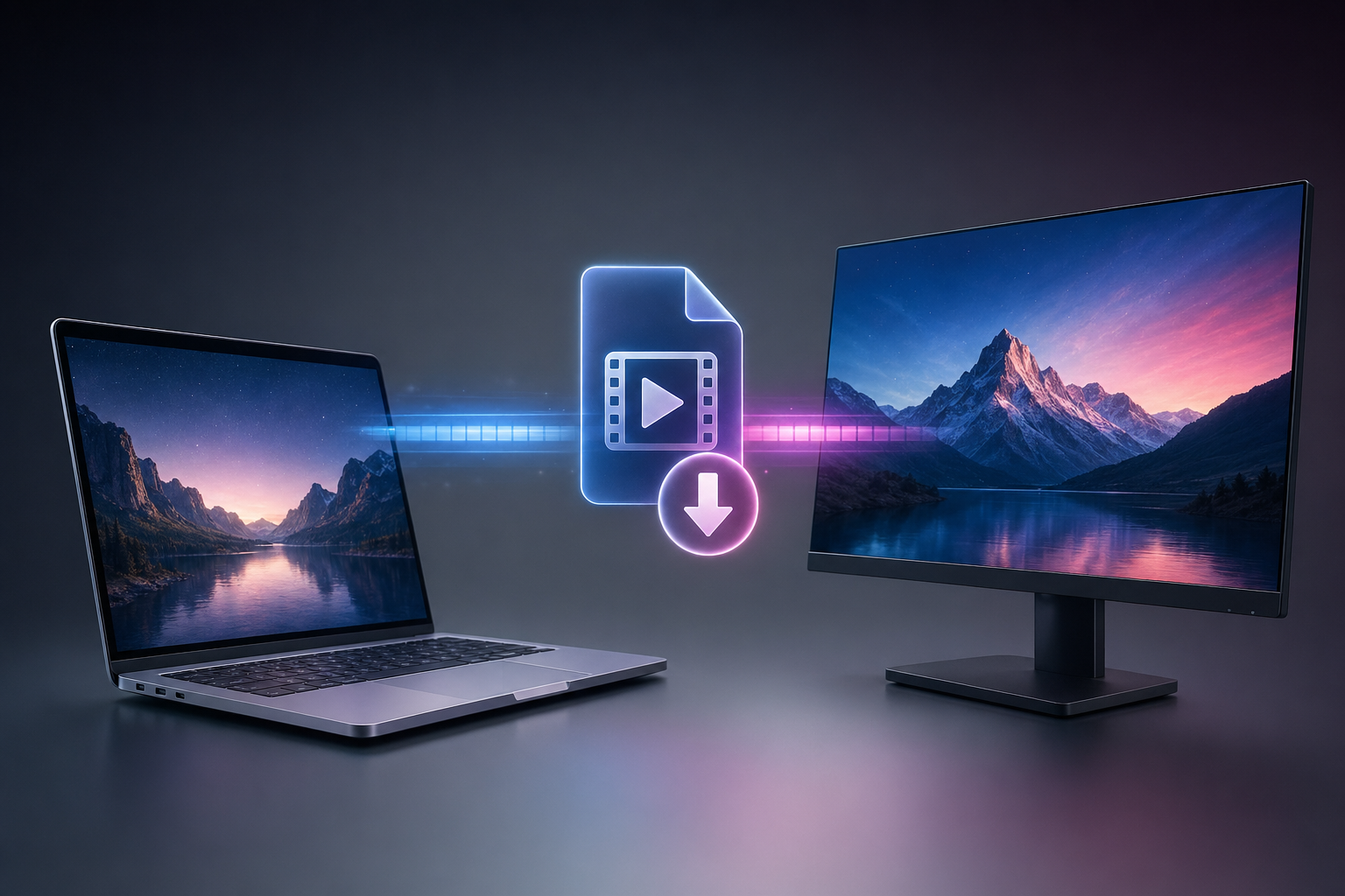 4K YouTube downloader on MacBook and Windows desktop