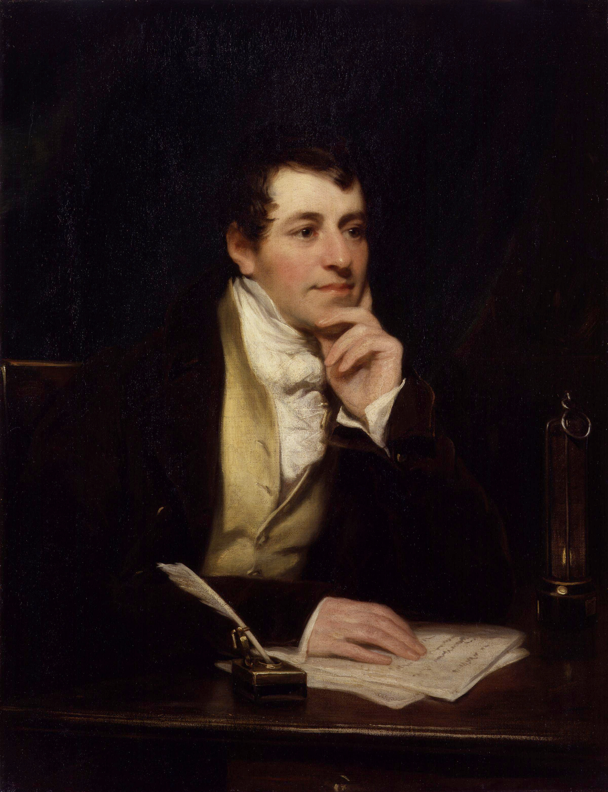 Portrait of Sir Humphry Davy (1778-1829) by Thomas Phillips, 1821