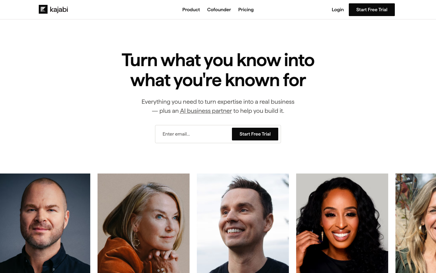 Kajabi — premium all-in-one creator business platform combining courses, communities, email marketing, and pages on one subscription