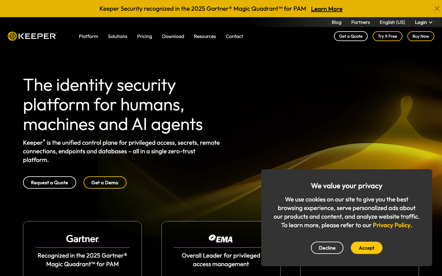 Keeper — enterprise-grade password manager with dark-web monitoring, secure file storage, and passkey support