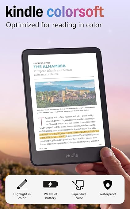 Kindle Colorsoft 7-inch color e-reader product photo