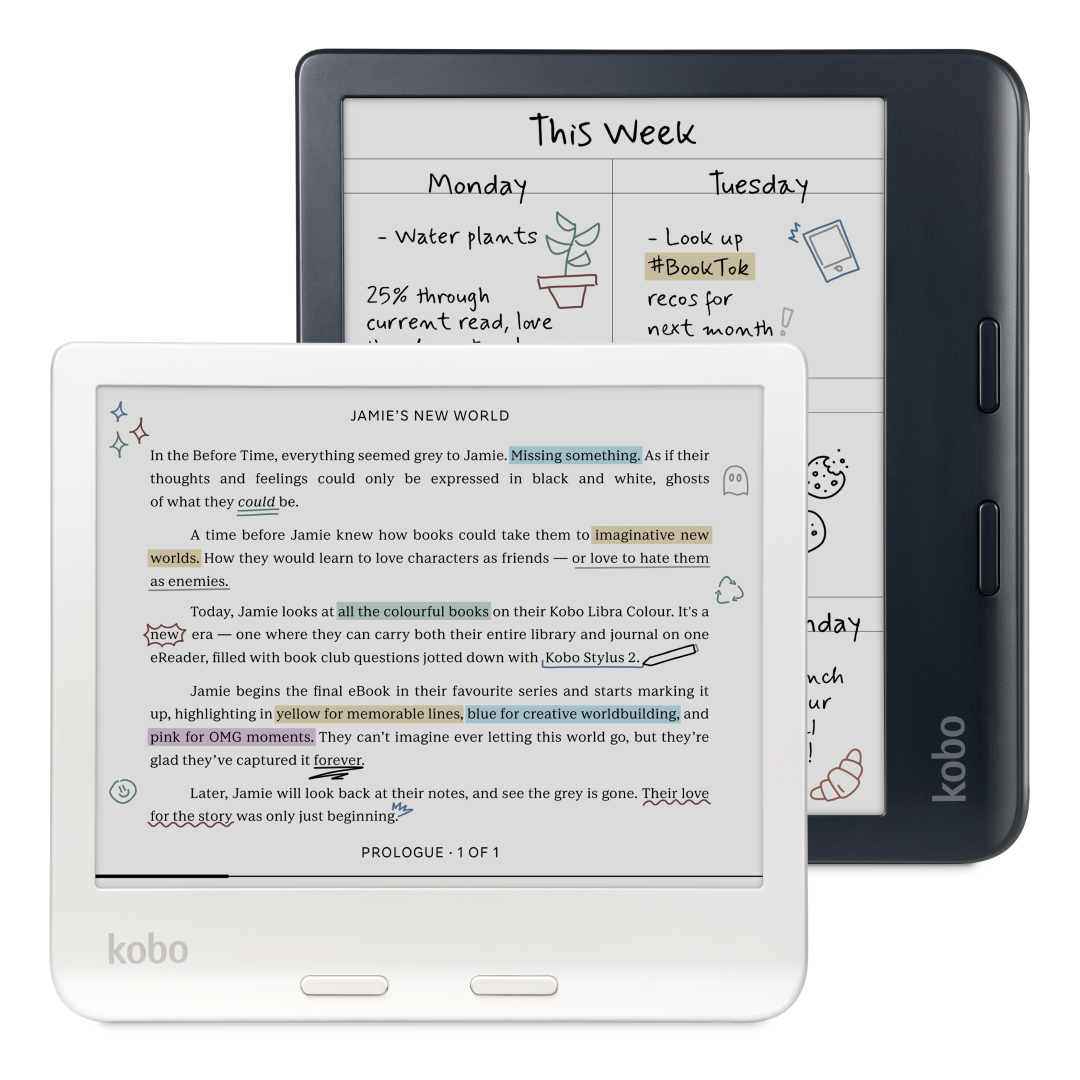 Kobo Libra Colour e-reader product photo