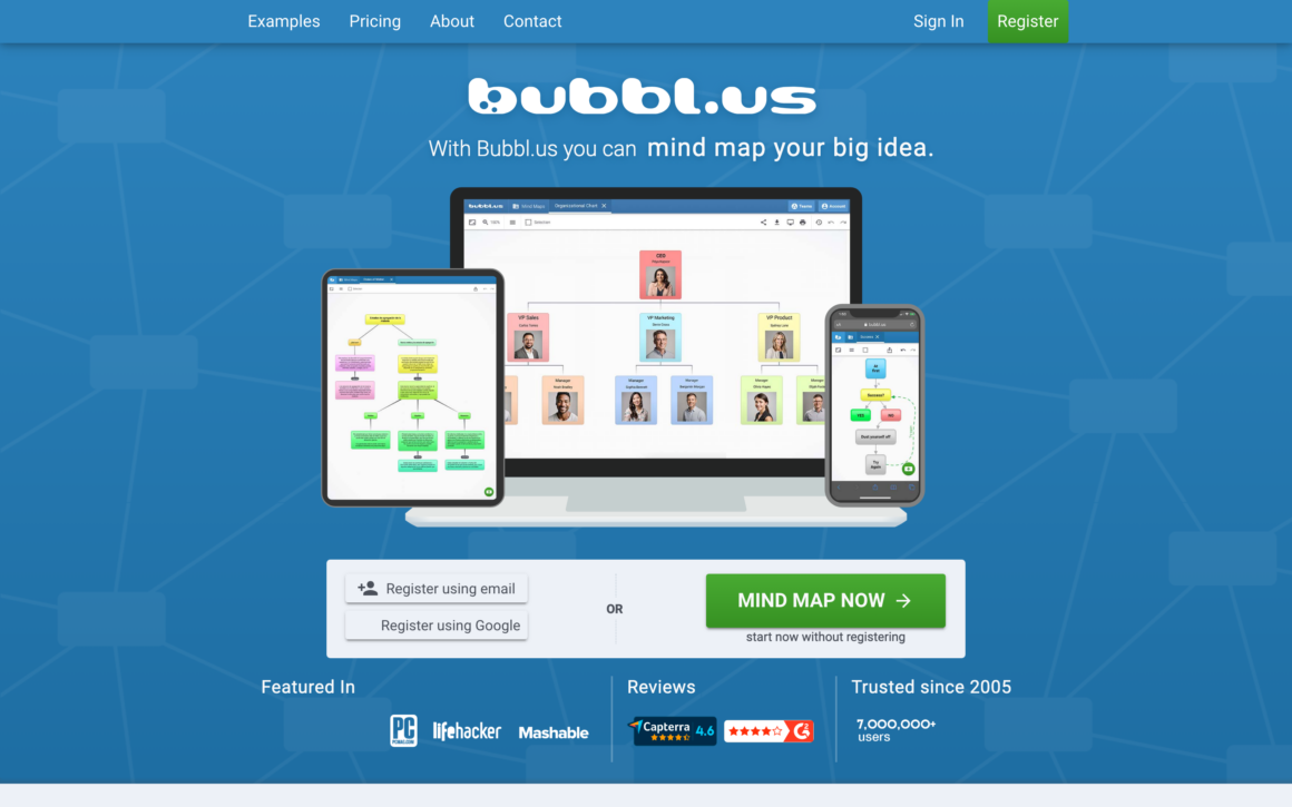 Bubbl.us Free Online Mind Maps