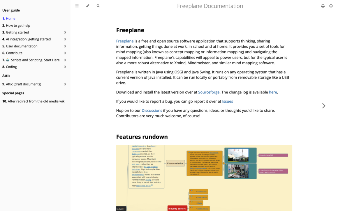Freeplane Open Source Mind Mapping