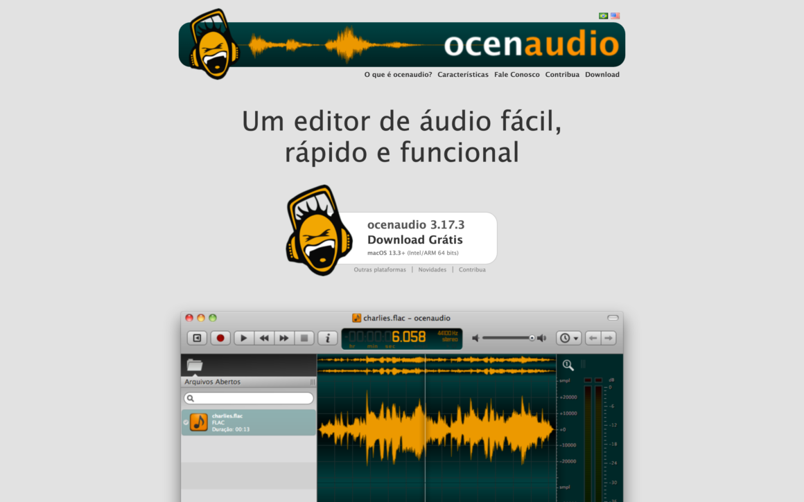 Ocenaudio Free Audio Editor
