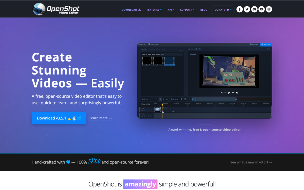 OpenShot Free Video Editor