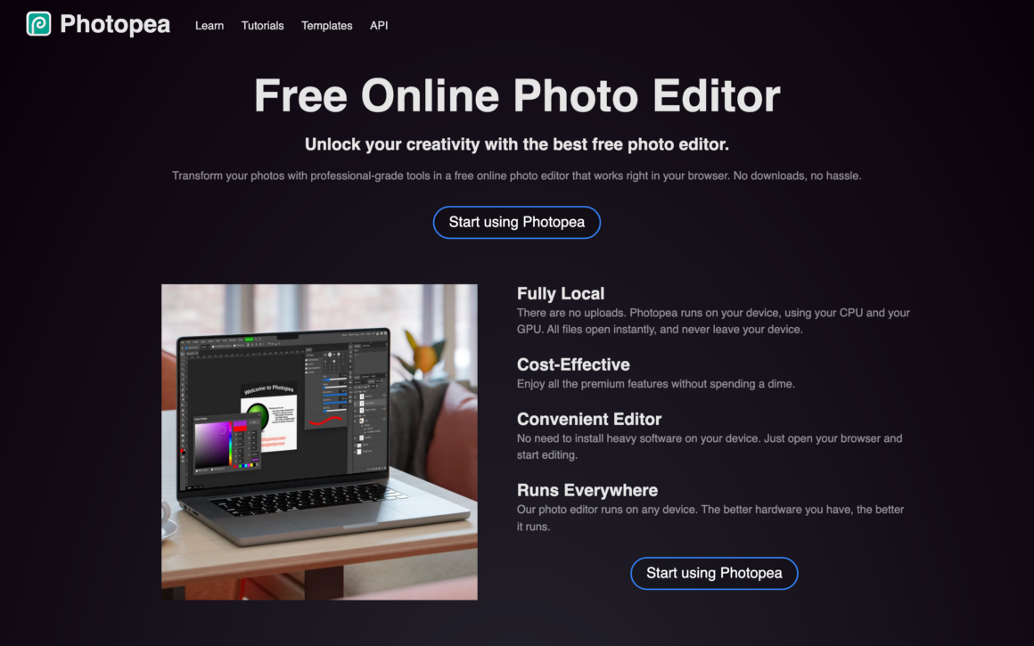 Photopea GIF Editor