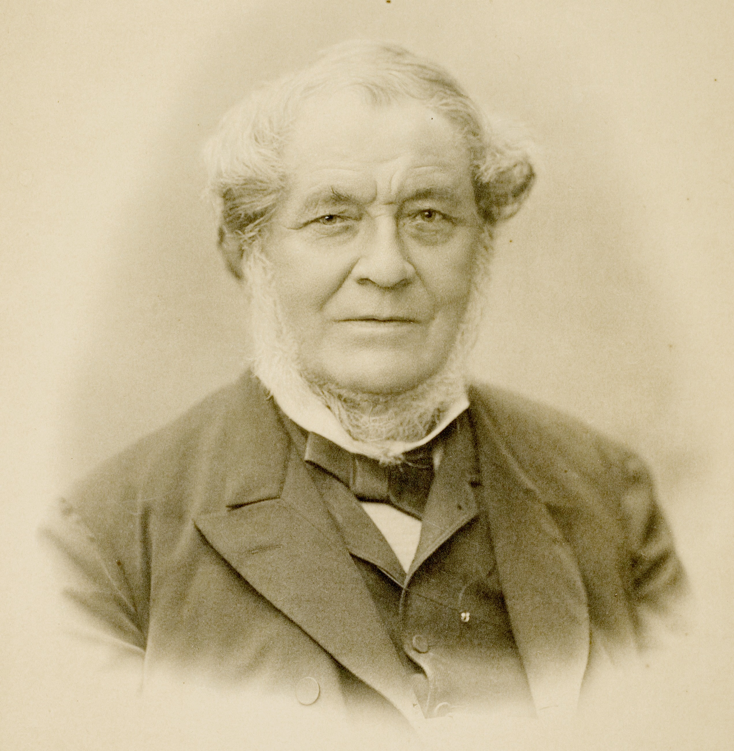 Portrait of Robert Bunsen (1811-1899), German chemist who co-developed spectroscopy