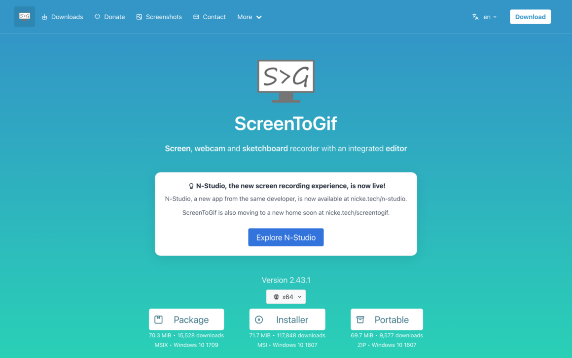 ScreenToGif GIF Maker