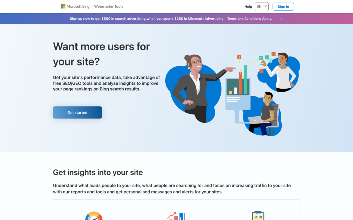 Bing Webmaster Tools