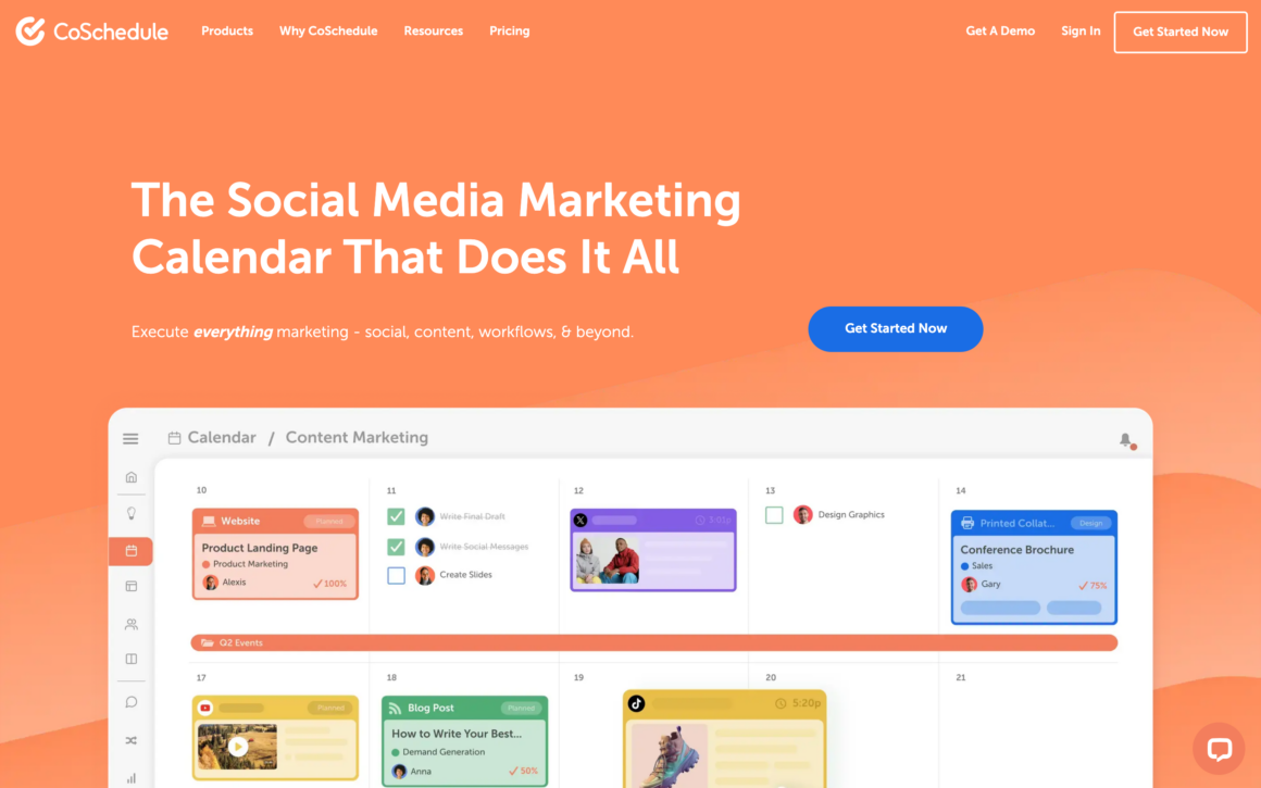 CoSchedule Marketing Calendar