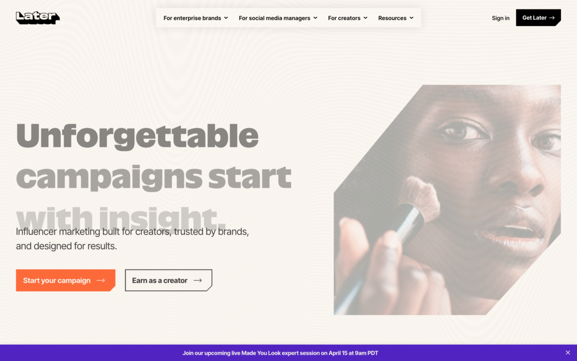 Later Instagram Scheduler