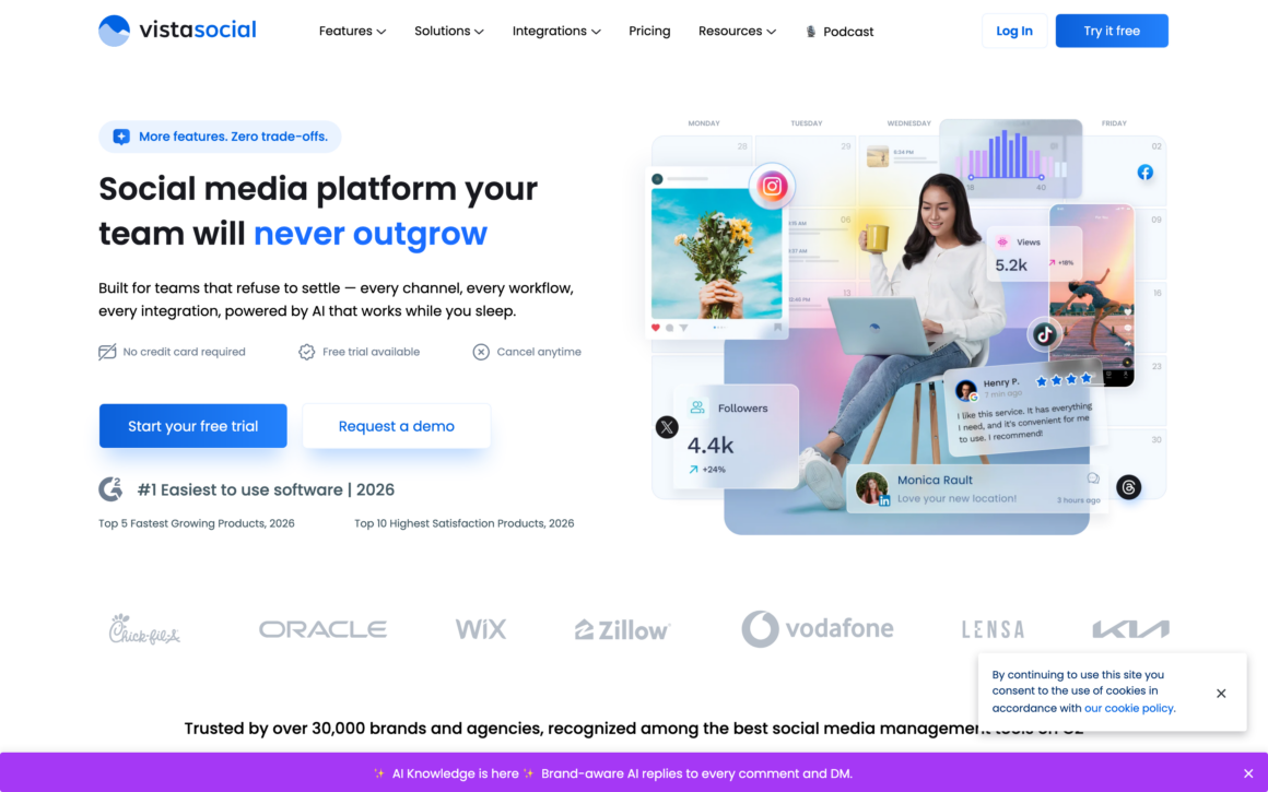 Vista Social Management Platform