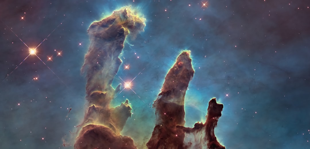 Pillars of Creation in the Eagle Nebula captured by NASA Hubble Space Telescope