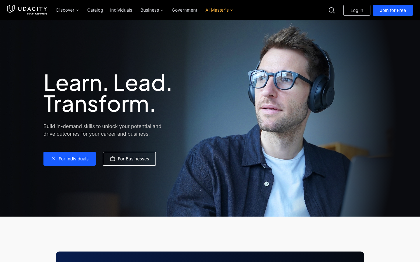 Udacity — tech-focused career platform with project-based Nanodegrees in AI, ML, autonomous systems, and data engineering