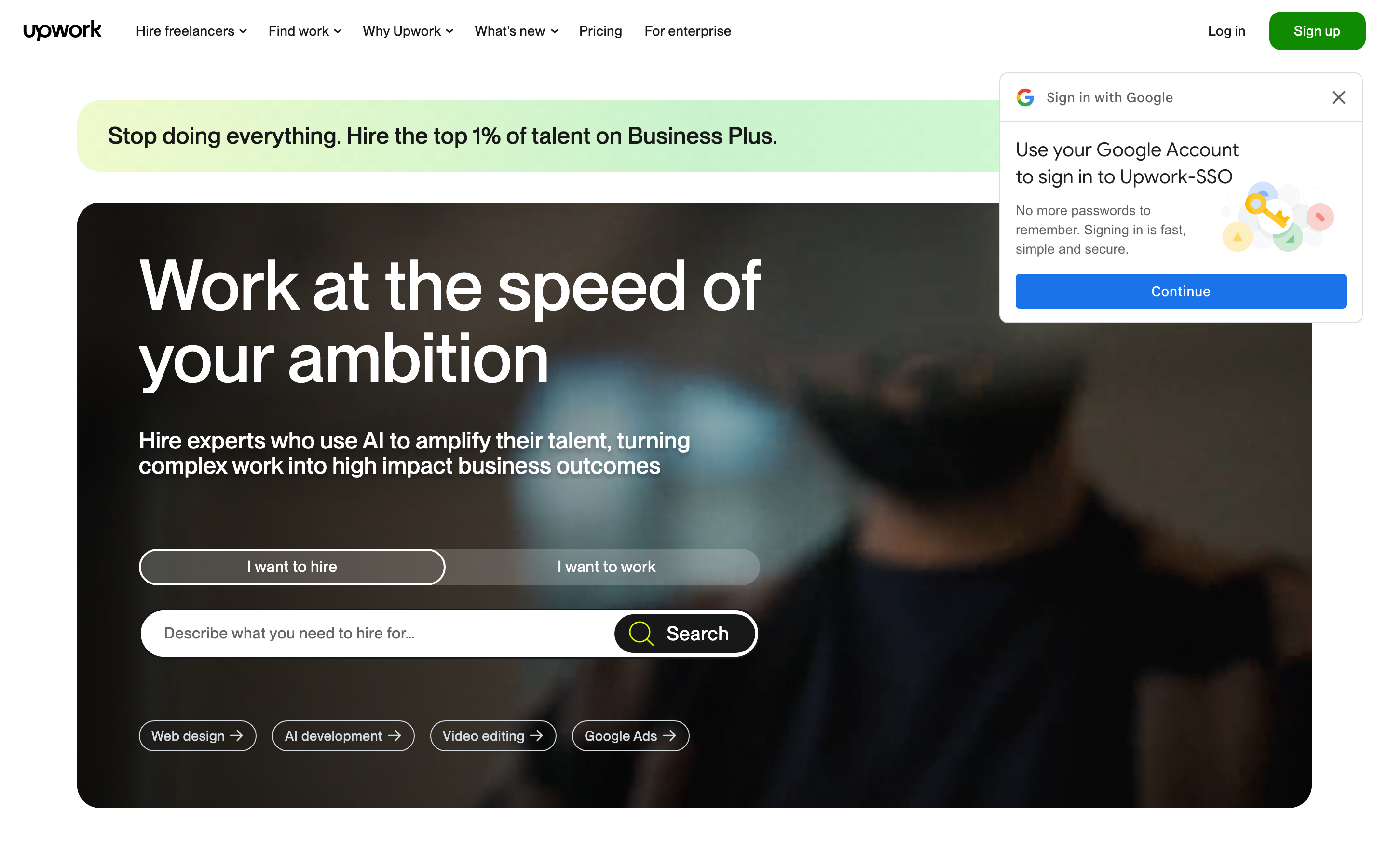Upwork — freelance marketplace for tutoring and homework help projects