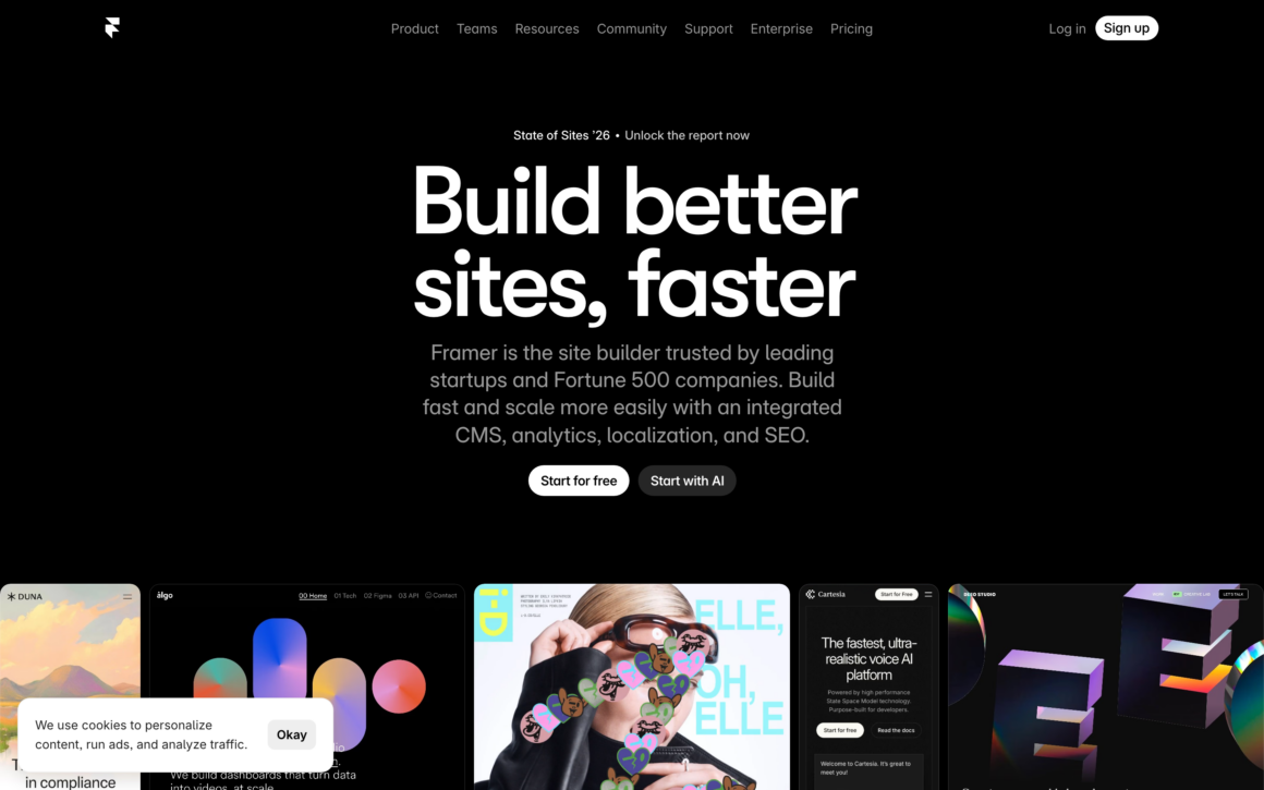 Framer Modern Website Builder