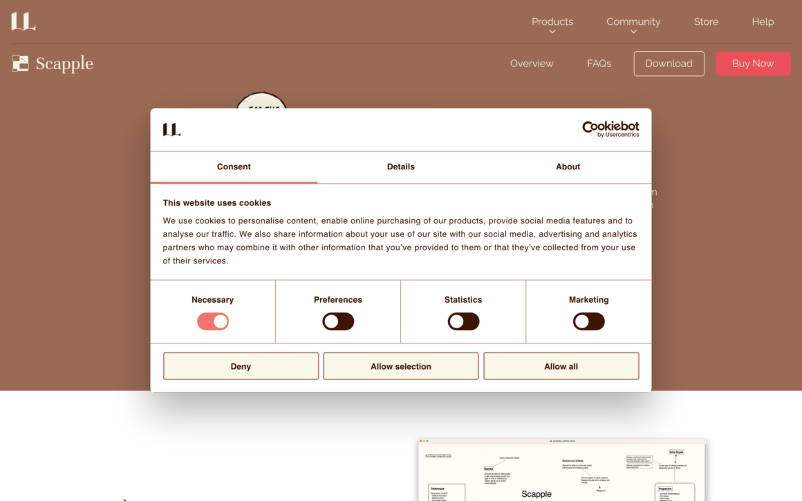 Scapple Mind Mapping Outline App