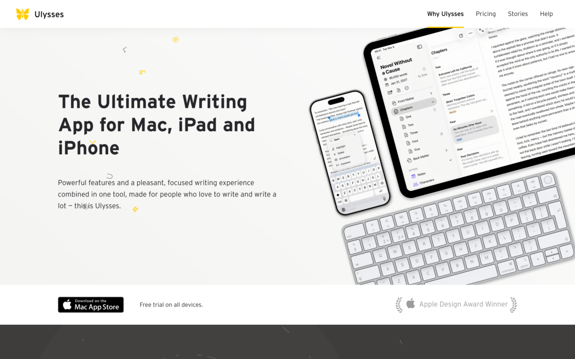 Ulysses Writing App for Mac