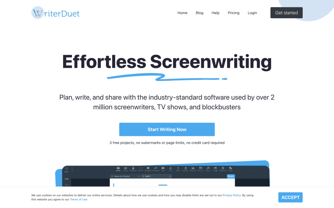 WriterDuet Collaborative Screenwriting