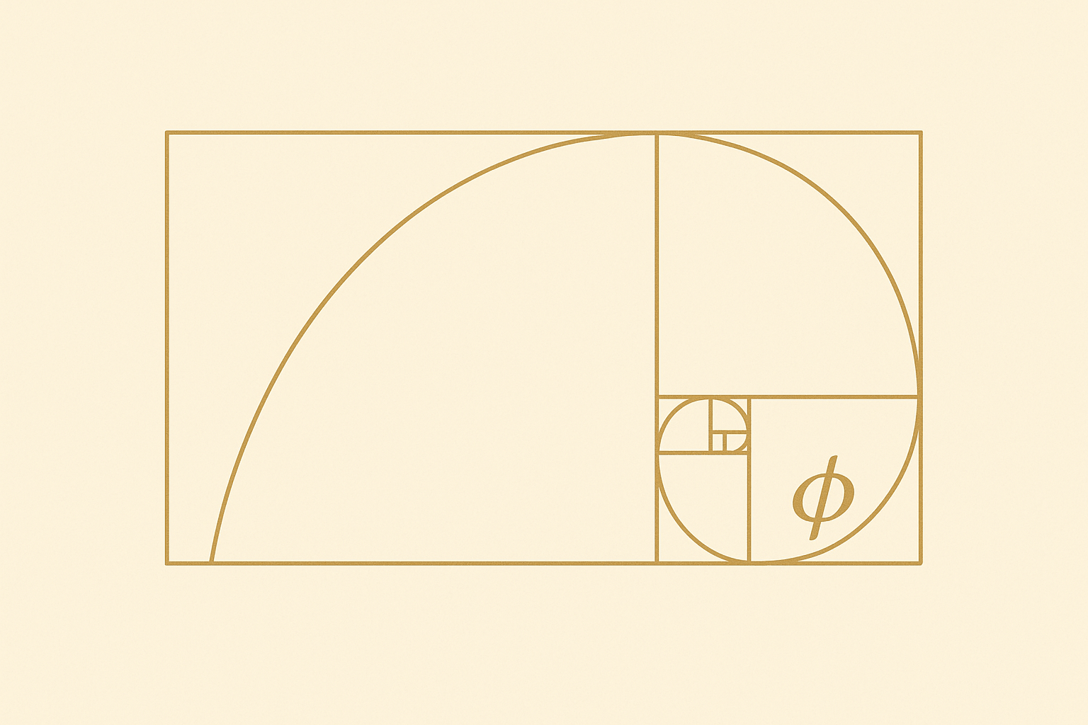 Golden ratio illustration