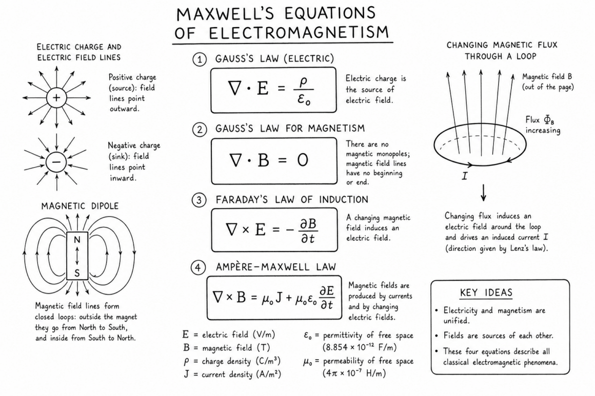 Maxwell's Equations Explained: All Four & The EM Spectrum - Gaurav Tiwari