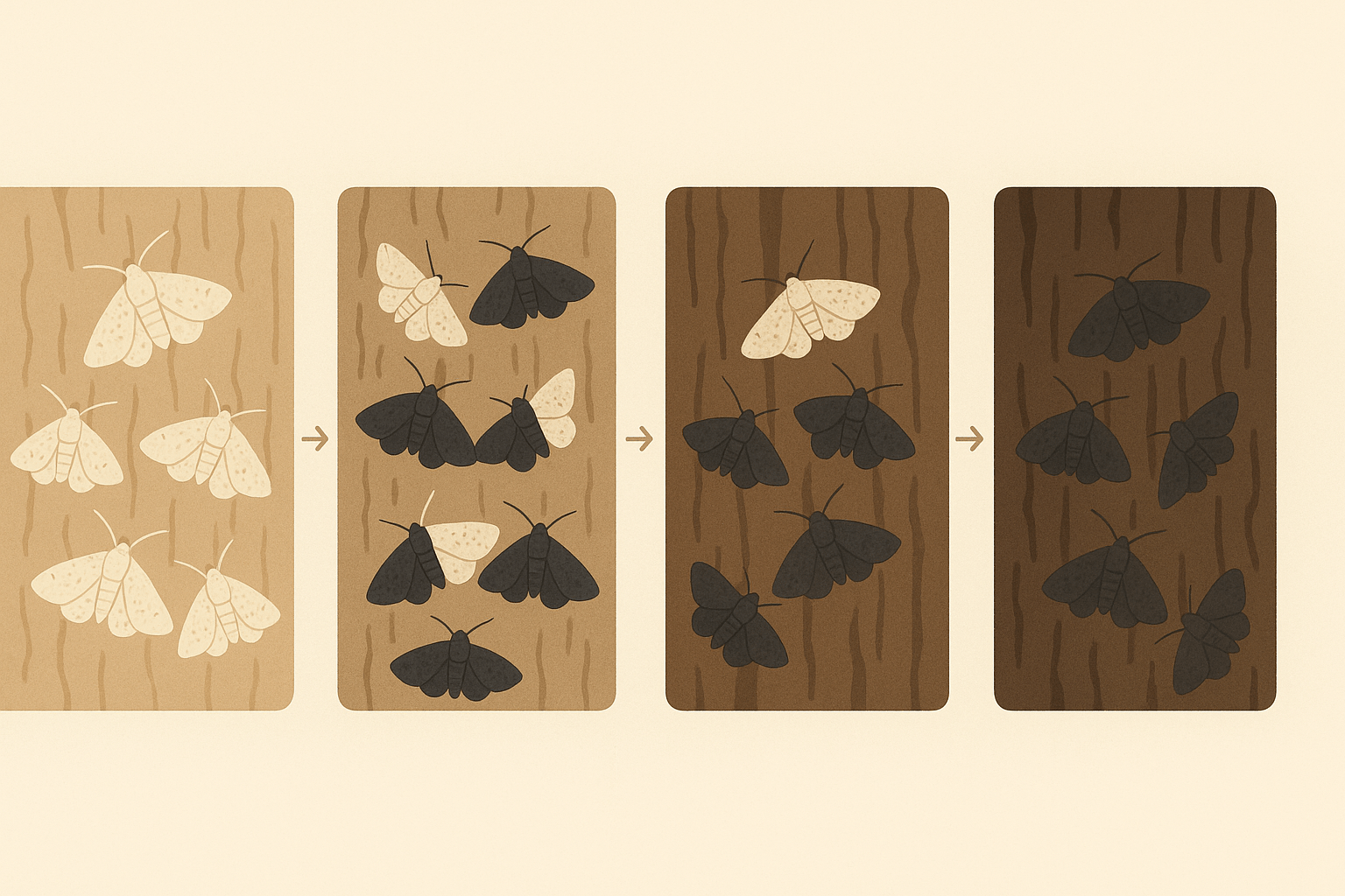 Natural selection illustration