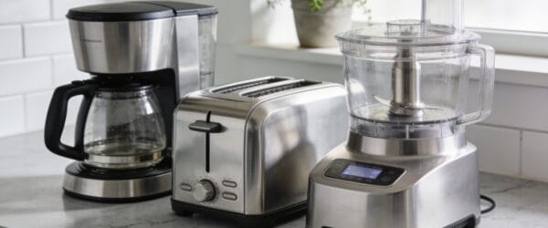 Cuisinart kitchen appliances on a countertop