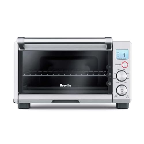 Breville BOV650XL the Compact Smart Oven Countertop Toaster Oven, Brushed...