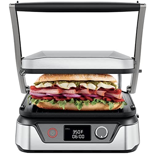 Chefman 5-in-1 Digital Panini Press Grill Sandwich Maker and Griddle Grill...