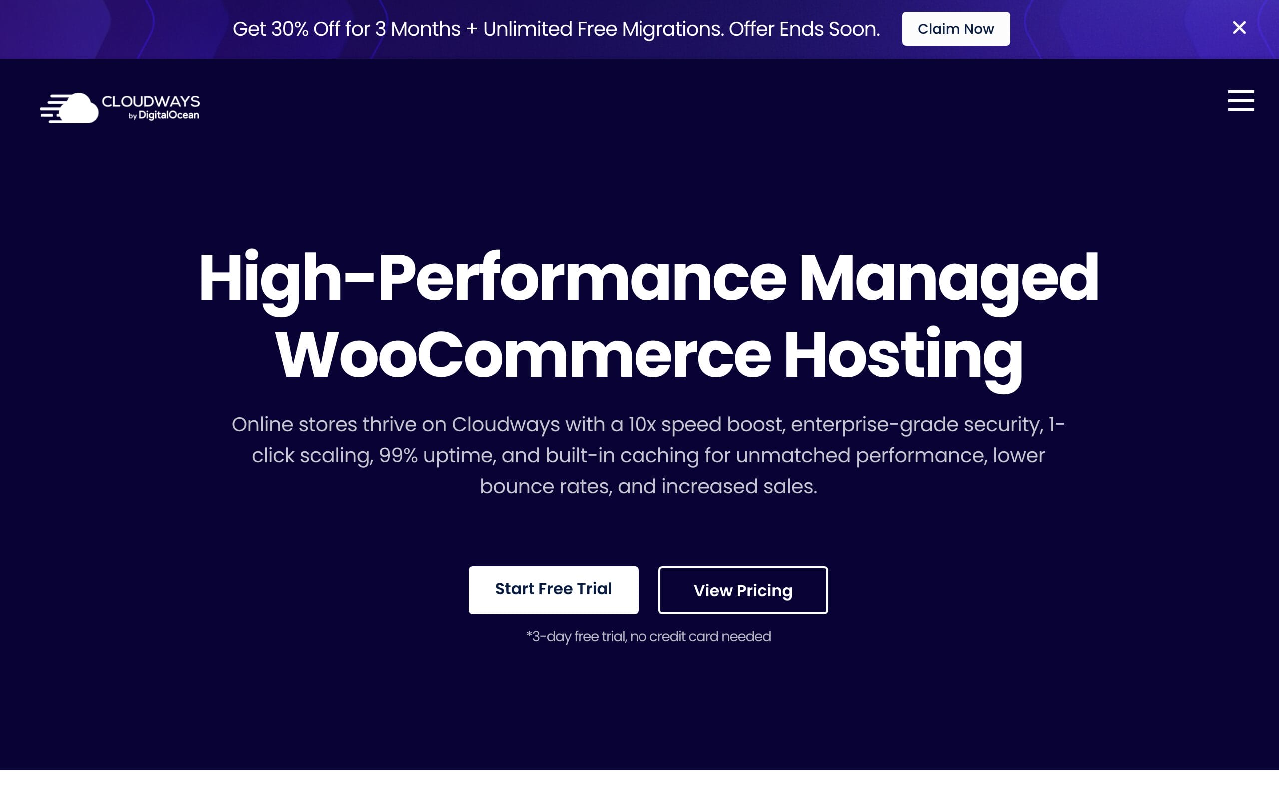 Cloudways WooCommerce hosting