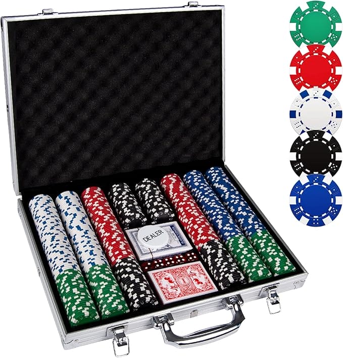 Comie 500-Piece Poker Chip Set