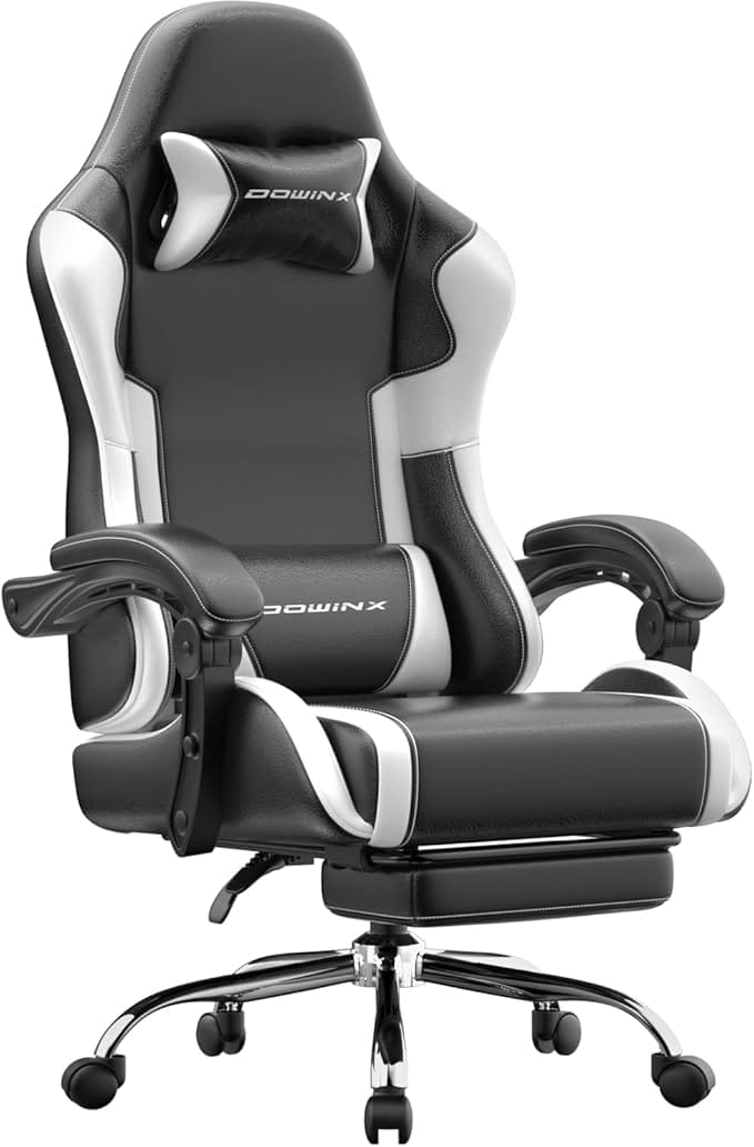 Dowinx Gaming Chair with Footrest & Massage