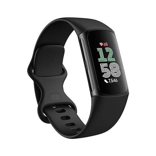Fitbit Charge 6 Fitness Tracker with Google apps, Heart Rate on Exercise...