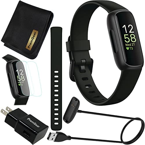 Fitbit Inspire 3 Health & Fitness Activity Tracker (Black) with Workout...