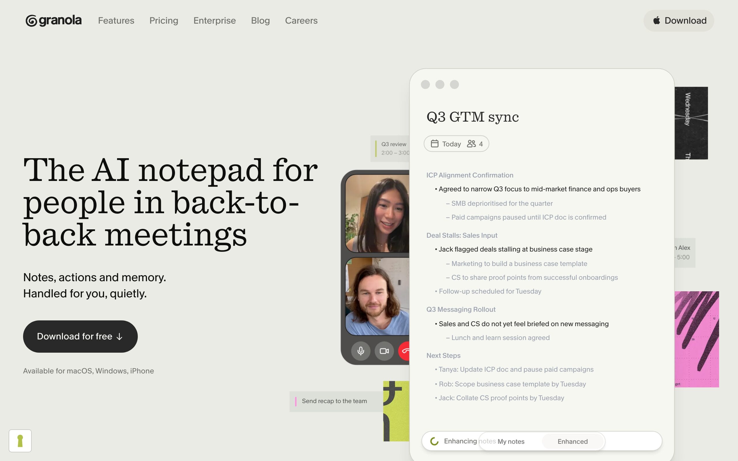 Granola AI meeting assistant