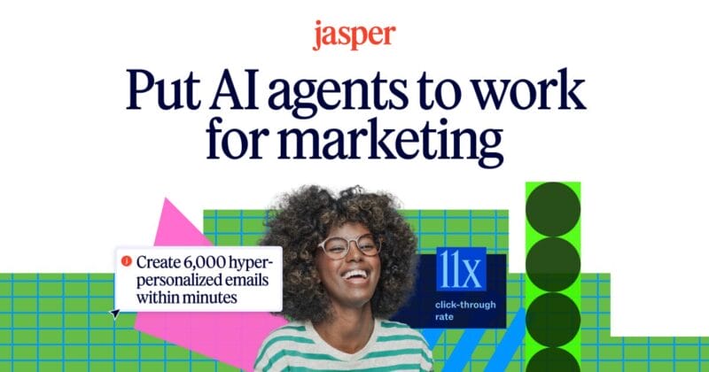 Jasper AI writing tool for marketing copy