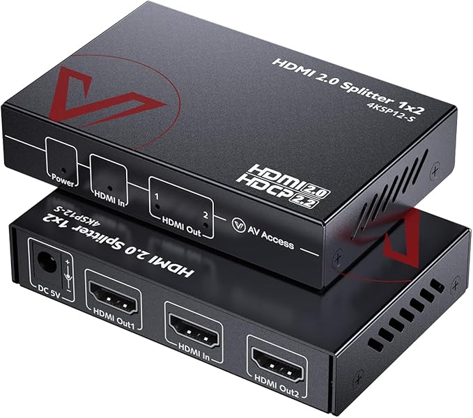 KELIIYO 1x2 HDMI Splitter (4K)