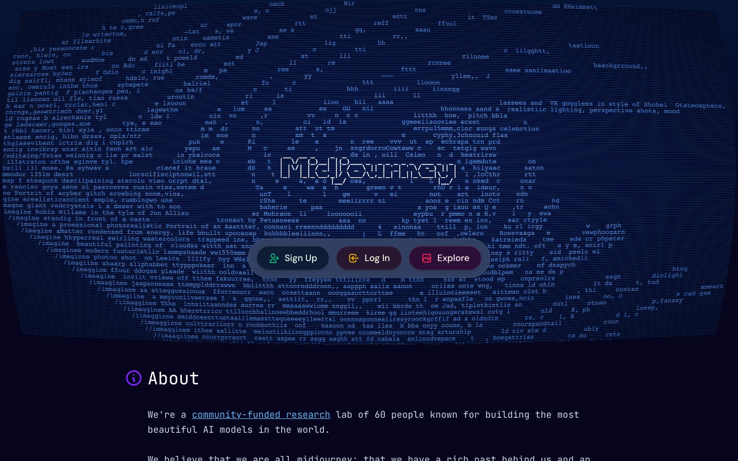 Midjourney AI image generator