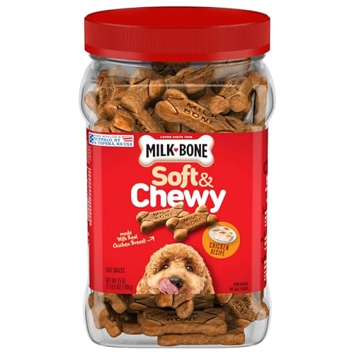 Milk-Bone Soft & Chewy Dog Treats, Chicken Recipe With Chicken Breast, 25...