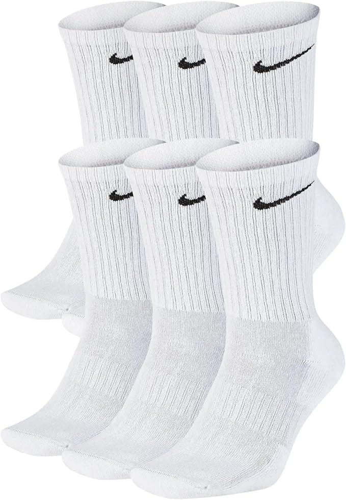 Nike Everyday Cushioned Crew Socks (6 Pairs)