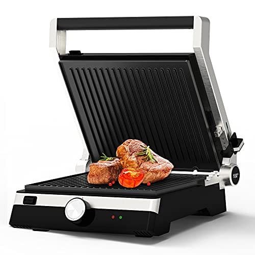 OMAIGA Panini Press, Sandwich Maker, 2000W 6-Serving Indoor Grill, Stainless...