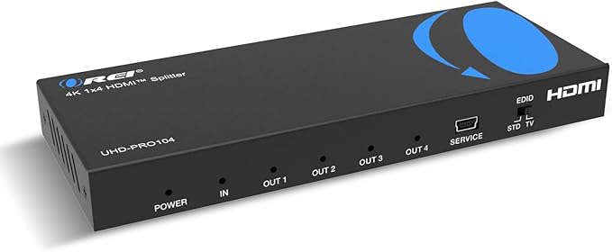 OREI 1x4 HDMI Splitter (4K@60Hz)