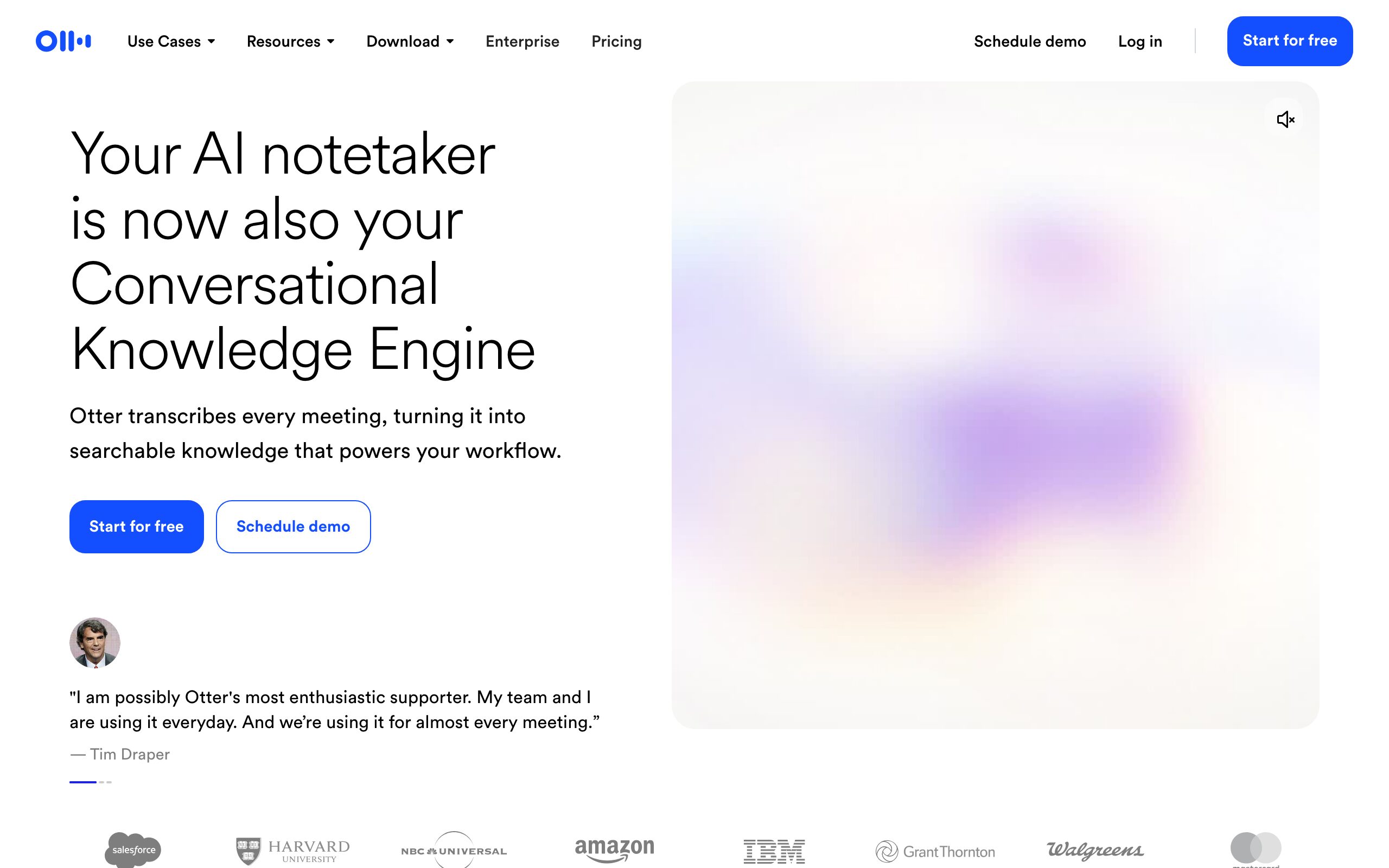 Otter.ai AI meeting assistant