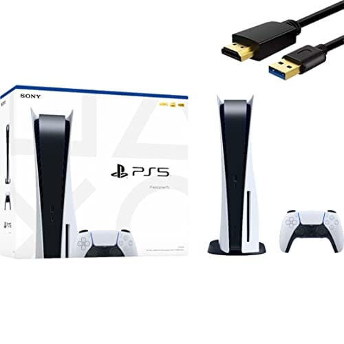 PlayStation 5 Disc Edition 825GB Gaming Console + 1 Wireless Controller for...